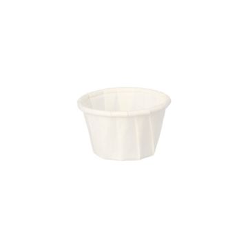 Dressingbecher aus Papier "pure" 10 ml Ø 3,5 cm · 2,2 cm weiss
