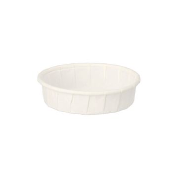 Dressingbecher aus Papier "pure" 25 ml Ø 6 cm · 1,5 cm weiss