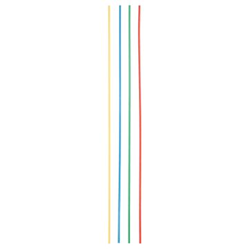 Eimer-Papierstrohhalme Ø 6 mm · 80 cm