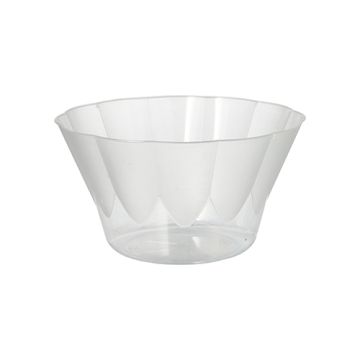 Einweg-Dessertschalen / Eisbecher To Go, PS rund 400 ml Ø 12 cm · 7 cm glasklar