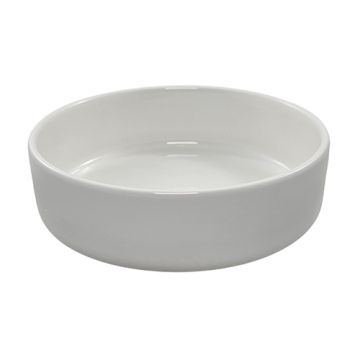 Fingerfood-Schale aus Porzellan, rund, 285 ml Ø 12 cm · 3,5 cm weiss "Ano"