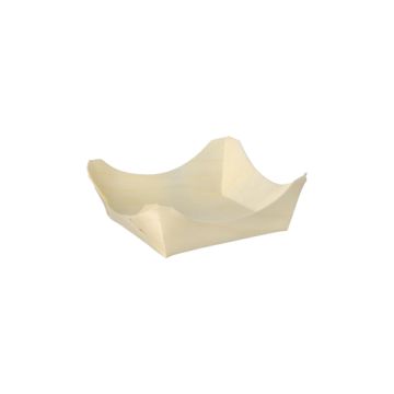 Fingerfood-Schalen, Holz "pure" eckig 3 x 8 x 8 cm
