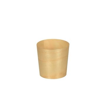 Fingerfood-Schalen, Holz "pure" rund Ø 4,5 cm · 4,5 cm