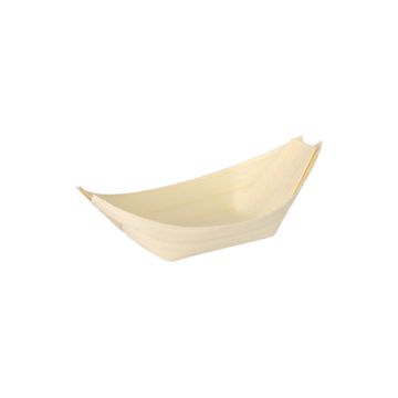 Fingerfood-Schalen aus Holz "pure", 11 x 6,5 cm "Schiffchen"