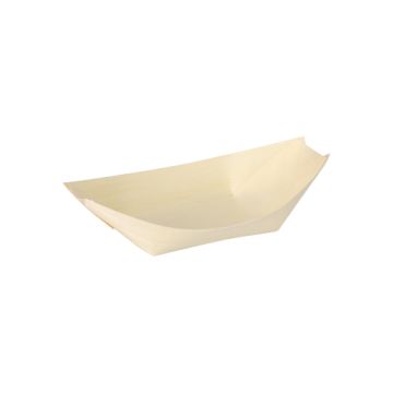 Fingerfood-Schalen aus Holz "pure", 14 x 8,2 cm "Schiffchen"