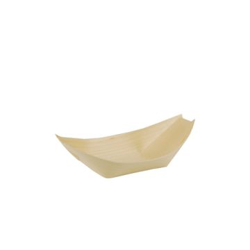 Fingerfood-Schalen aus Holz "pure", 16,5 x 8,5 cm "Schiffchen"