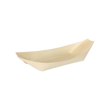 Fingerfood-Schalen aus Holz "pure", 16,5 x 8,5 cm "Schiffchen"