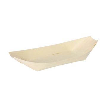 Fingerfood-Schalen aus Holz "pure", 25 x 10 cm "Schiffchen"