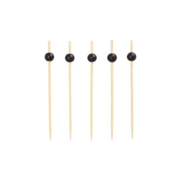 Fingerfood-Spieße 12,5 cm "Black Pearl"