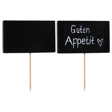 Fingerfood-Spieße 9 cm "Blackboard"