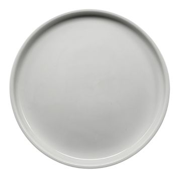 Fingerfood-Teller aus Porzellan, rund Ø 12 cm · 1,2 cm weiss "Ano"