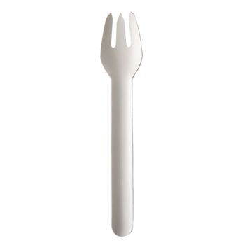 Gabeln aus Papier "pure" 15,5 cm weiss