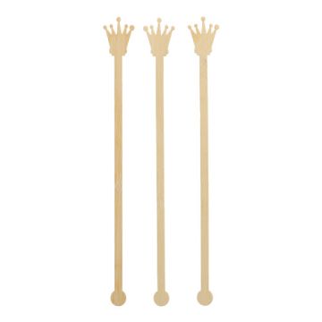 Getränke-Quirle, Bambus "pure" 20 cm "Crown"