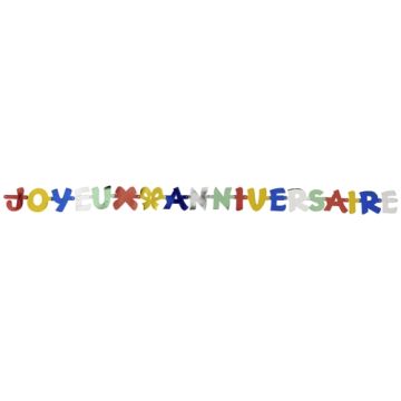 Girlande 1,9 m "Joyeux Anniversaire"