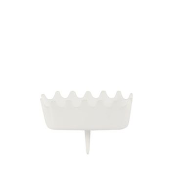 Halter für Zahlenkerzen 3,8 x 4,9 x 1,2 cm weiss