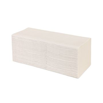 Handtuchpapier 25 x 23 cm, V-Falz, 2-lagig