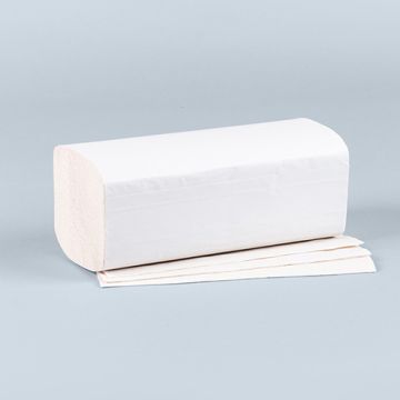 Handtuchpapier V-Falz 25 x 23 cm weiss "Eco" 2-lagig (20x160)