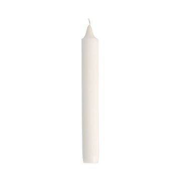 Haushaltskerzen weiss mit Dornloch Ø 2,45 cm · 20 cm