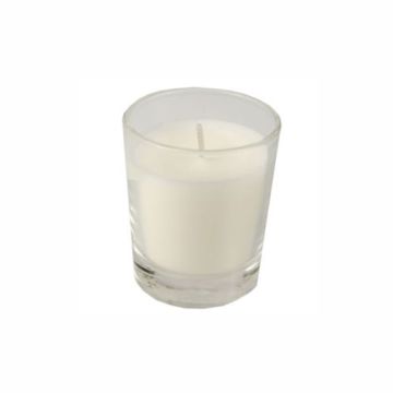 Kerzen im Glas, weiss Ø 56 mm · 67 mm