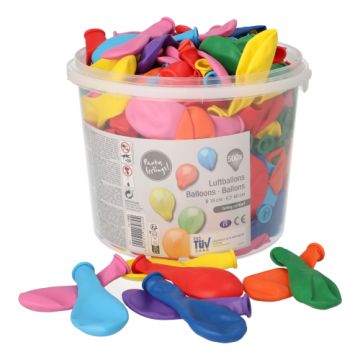 Luftballons Ø 19 cm farbig sortiert in Dose