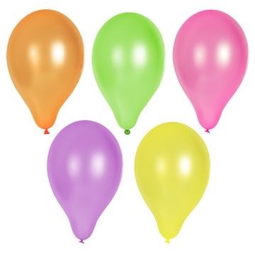 Luftballons Ø 25 cm farbig sortiert "Neon"
