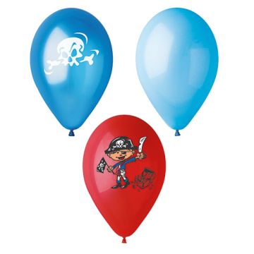 Luftballons Ø 29 cm farbig sortiert "Pirates"