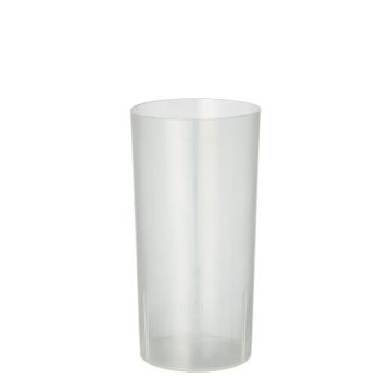 Mehrweg Longdrinkbecher PP 0,2 l Ø 5,5 cm · 10,9 cm transluzent unzerbrechlich