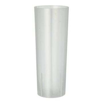 Mehrweg Longdrinkbecher PP 0,3 l Ø 5,85 cm · 15,2 cm transluzent unzerbrechlich