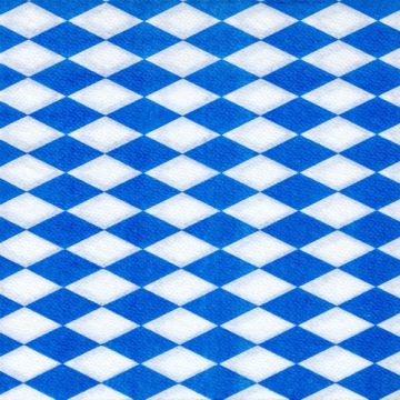 Motiv-Servietten, "Bayrisch Blau" 1-lagig 1/4-Falz 33 x 33 cm