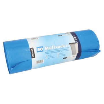 Müllsäcke, 120 l, H 110 x B 70 cm, blau