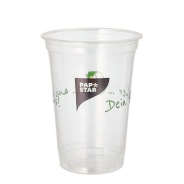 PLA-Kaltgetränkebecher 0,4 l "Becher aus Mais"