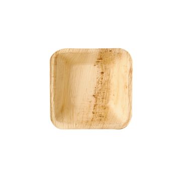 Palmblatt Schalen eckig "pure" 40 ml, 8 x 8 cm
