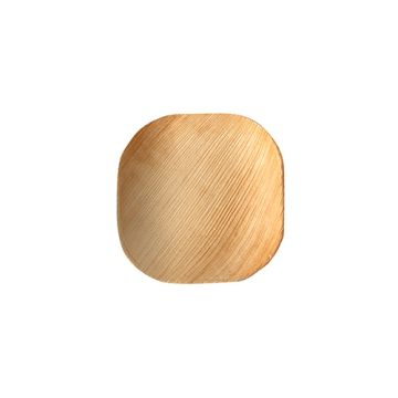 Palmblatt Teller eckig "pure" 10 x 10 cm