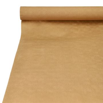 Papiertischdecke mit Damastprägung 25 x 1 m, natur