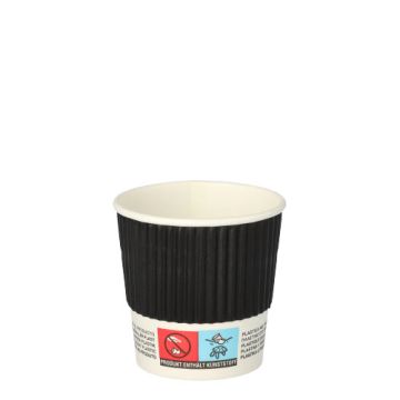 Pappbecher "To Go" 0,1 l Ø 6,2 cm · 6 cm doppelwandig