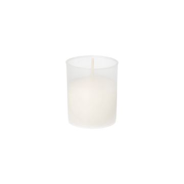 Partykerzen Ø 5 cm · 6,5 cm transparent
