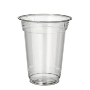 Plastikbecher (PET) "Hurricane" 0,3 l Ø 9,5 cm · 10,5 cm glasklar