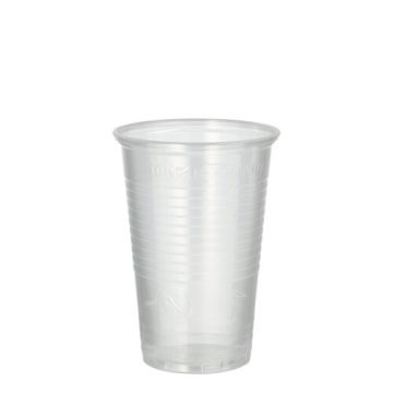 Plastikbecher (PP), 0,2 l Ø 7,03 cm · 9,9 cm transparent