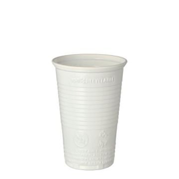 Plastikbecher (PP), 0,2 l weiss