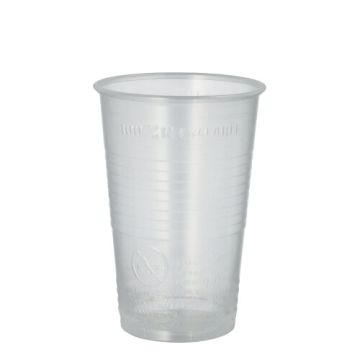 Plastikbecher (PP), 0,3 l Ø 7,8 cm · 11,3 cm transparent