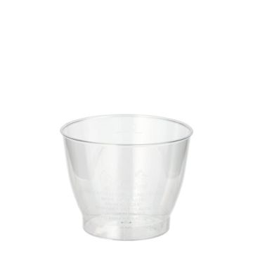 Plastikbecher (PS) 0,1 l Ø 6,8 cm · 5,4 cm transparent