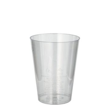 Plastikbecher (PS) 0,2 l Ø 7,5 cm · 9,7 cm glasklar