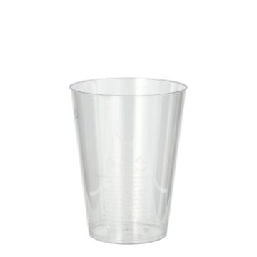 Plastikbecher (PS) 0,2 l Ø 7,5 cm · 9,7 cm glasklar