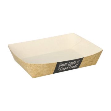 Pommes-Frites-Trays "pure" 13 x 18 cm "Good Food" extra groß