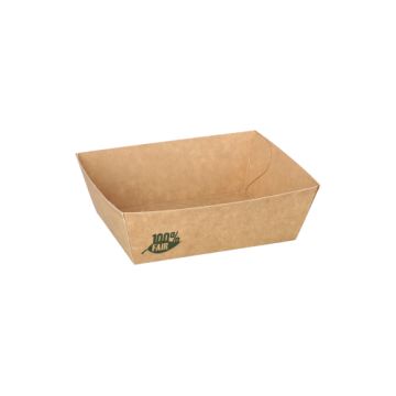 Pommes-Frites-Trays "pure" 8,5 x 10,5 cm "100% Fair" klein