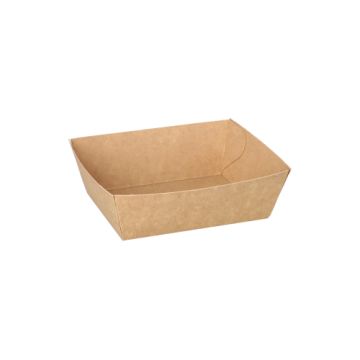 Pommes-Frites-Trays "pure" 8,5 x 10,5 cm braun klein