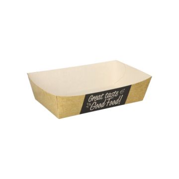 Pommes-Frites-Trays "pure" 8,5 x 13,5 cm "Good Food" mittel