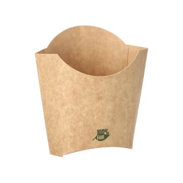 Pommes-Schütte aus Pappe "pure" klein "100% Fair" 