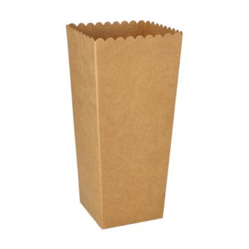 Popcorn-Boxen aus Pappe "pure" eckig 19,7 x 7 x 7 cm, klein