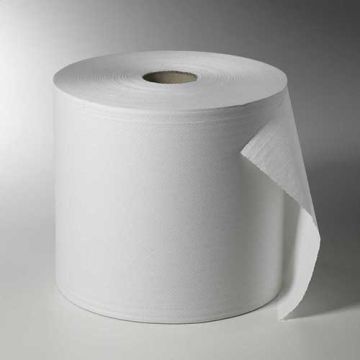 Putzrollen, 2-lagig 570 m x 28 cm weiss, perforiert - 1.500 Abrisse